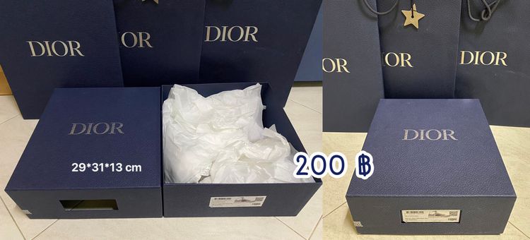 ไม่ระบุ กล่องรองเท้า Dior ของแท้