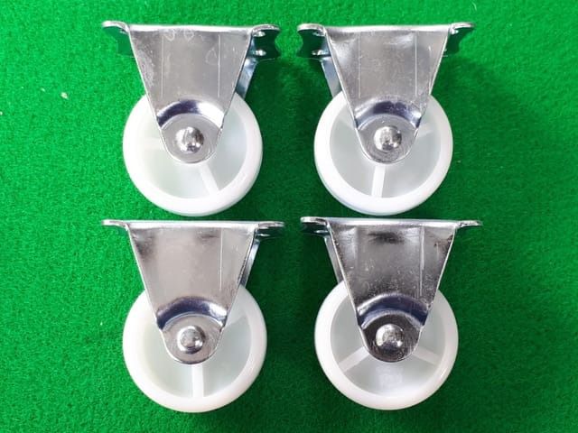 (30) ลูกล้อไนล่อนซิก 2 นิ้ว Rhino ขาตาย 1 ชุด มี 4 ลูก รูปที่ 2