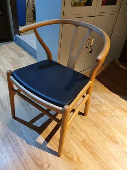 CH24 Wishbone Chair replica หนังแท้ real leather  รูปที่ 6
