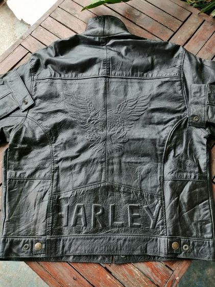 เสื้อหนัง Harley Davidson ของแท้ รูปที่ 3