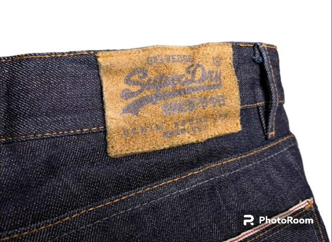 Vintage Superdry Denim Jean รูปที่ 8