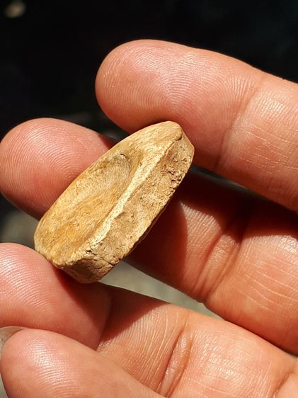 พระกรุวัดเงิน คลองเตย พิมพ์สังกัจจายน์ ไม่มีหู เนื้อผง สร้างยุครัตนโกสินทร์ตอนต้น พิมพ์คมชัด พระเนื้อจัด มีความแกร่งแน่น หนึกนุ่ม ผิวขององค์ รูปที่ 4