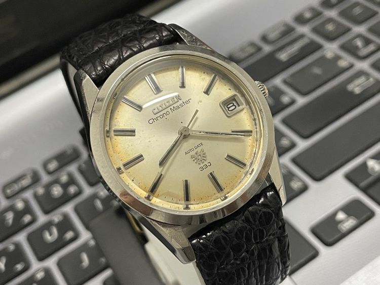 Citizen ChronoMaster Auto Date หลังเหรียญทองนกอินทรี รูปที่ 2