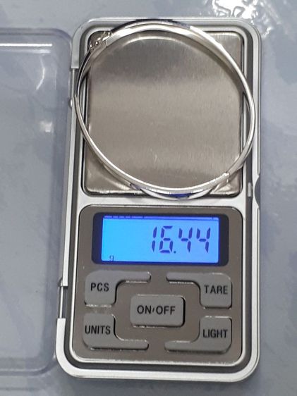 (158) กำไล 18k ขาว เเบบเรียบใส่ได้ทุกวันค่ะ รูปที่ 5