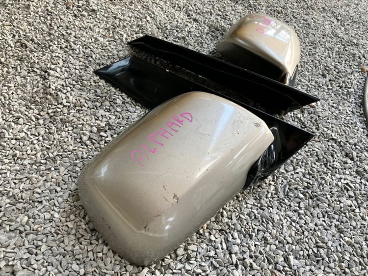 กระจกข้าง Toyota Alphard 10 ใส่ได้ทุกรุ่นปี ซ้าย-ขวา ของแท้ มือสอง รูปที่ 6