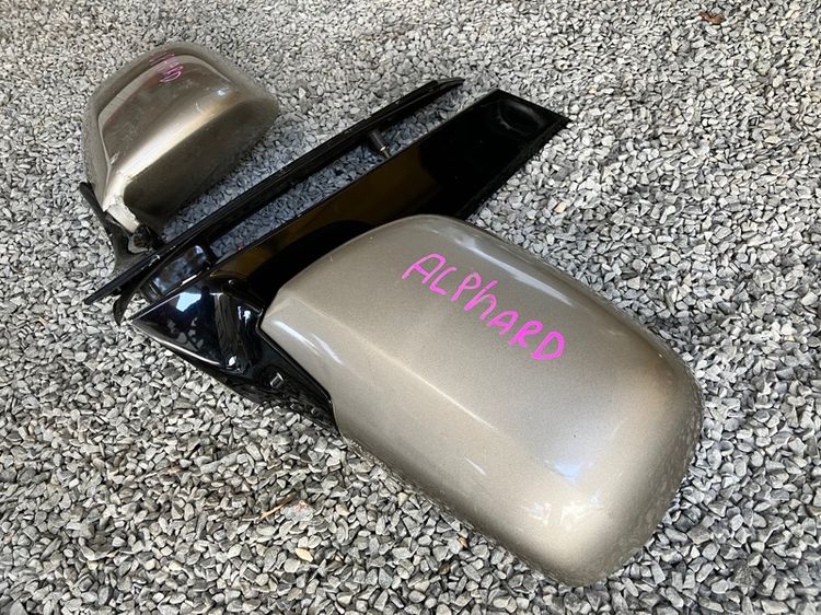 กระจกข้าง Toyota Alphard 10 ใส่ได้ทุกรุ่นปี ซ้าย-ขวา ของแท้ มือสอง รูปที่ 7