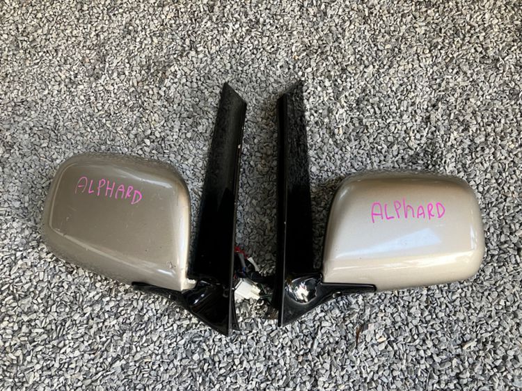 กระจกข้าง Toyota Alphard 10 ใส่ได้ทุกรุ่นปี ซ้าย-ขวา ของแท้ มือสอง รูปที่ 3