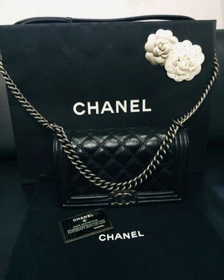 ขาย Chanel Boy 10" Calf  รูปที่ 7