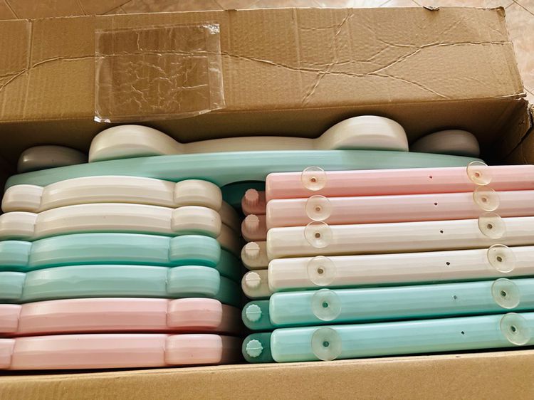 Bebeplay คอกกั้นเด็ก รุ่น Bear สีฟ้า ขาว ชมพู (ไม่รวมส่ง) รูปที่ 2