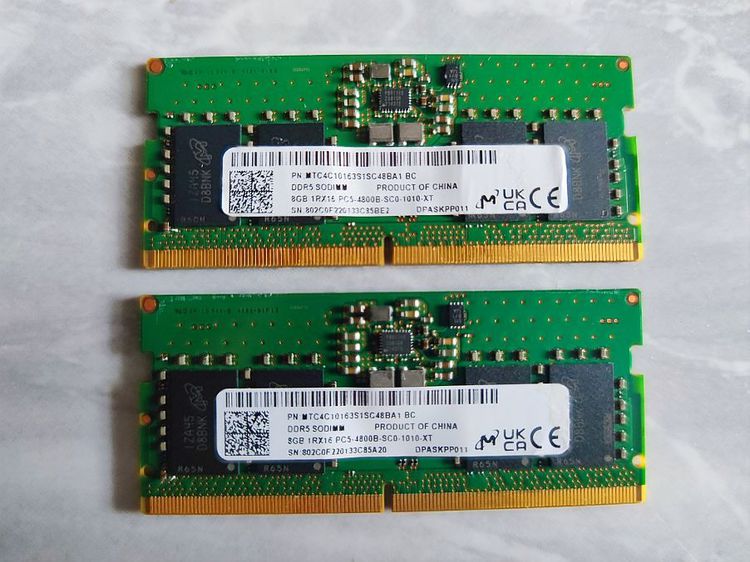 ขายRam 16GB DDR5-4800 โน็ตบุ๊ค