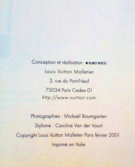 SALE ° Louis Vuitton (PRINTEMPS - ETE 2001) Magazine รูปที่ 5