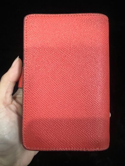 Coach Orange Color Short Wallet รูปที่ 3