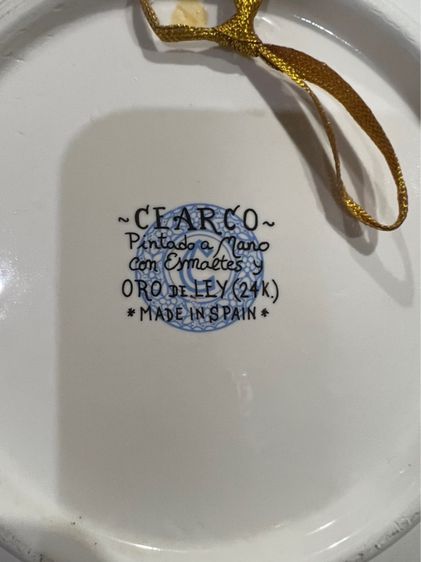 CEARCO จานโชว์ 24K Made in Spain  รูปที่ 3