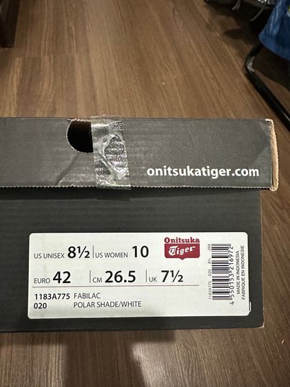 รองเท้าผ้าใบ แบรนด์ Onitsuka tiger รุ่น Polar Shade White แท้💯 รูปที่ 5