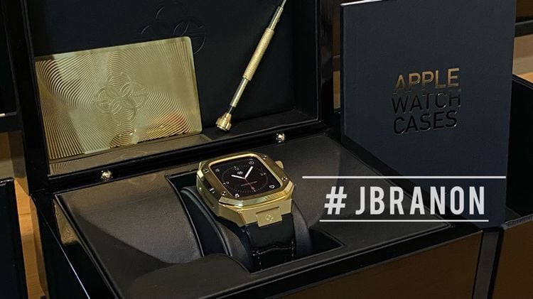 สแตนเลส ทอง Luxury Apple Watch Case Golden concept แท้ size 40mm Limited edition