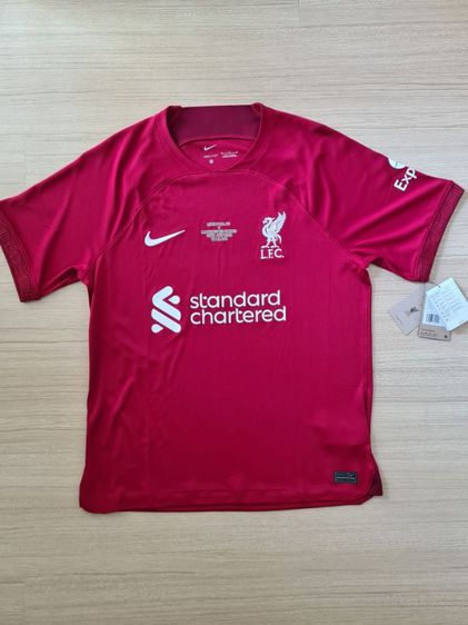 เสื้อกีฬาผู้ชาย ไซต์ M FC ฟุตบอลทีม Liverpool v Man u 12 Jul 2022 มือ 1 สีแดง ลิขสิทธิ์แท้ limited edition