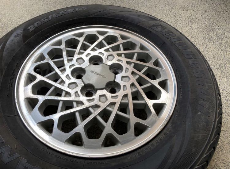กรอบป้าย SUBARU STi ชุดแต่ง ใส่ Impreza XV Outback Legacy BRZ Forester ล้ออะไหล่ ฝาดุมล้อ รูปที่ 5