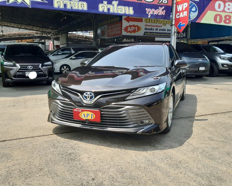 Toyota Camry 2019 2.5 Hybrid Sedan ไฮบริด เกียร์อัตโนมัติ น้ำตาล