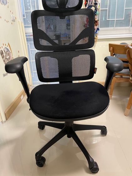 เก้าอี้สำนักงาน ผ้าหุ้มเบาะ ดำ Ergotrend เก้าอี้เพื่อสุขภาพ รุ่น DOOM-01BMF