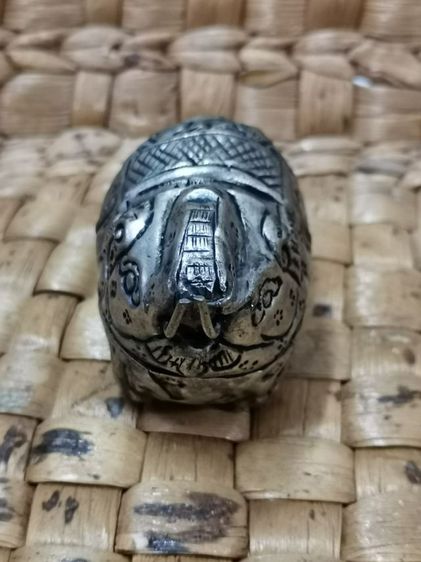 (010) ผอบกะไหล่เงินของเก่ารูปช้าง  รูปที่ 3