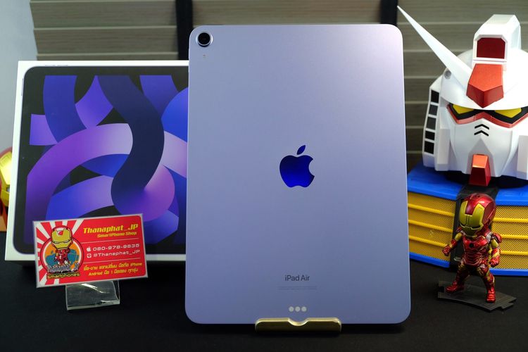 Apple 256 GB iPad Air 5 (2022) Wifi 256GB สีม่วง 💜ประกัน16-12-66 สวยไร้รอย ครบกล่อง เครื่องศูนย์TH