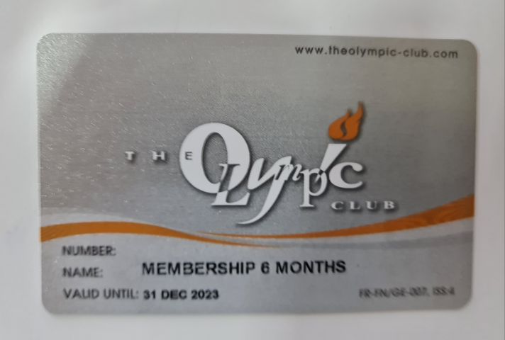 ขายบัตรออกกำลังกาย  Olylimpic สมาชิก6 เดือน  เล่นได้ทุกสาขา  มูลค่า19,000บาท