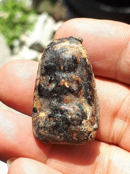 พระปิดตา 2 หน้า เนื้อผง ลงรัก ผิวแห้ง เหี่ยว แตกลาน ผิวพรรณเดิมๆ ขนาดกลาง เก่า แท้ หายาก ไม่รู้ที่  รูปที่ 2