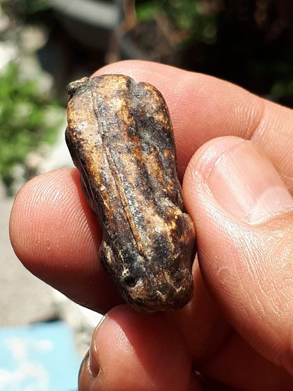 พระปิดตา 2 หน้า เนื้อผง ลงรัก ผิวแห้ง เหี่ยว แตกลาน ผิวพรรณเดิมๆ ขนาดกลาง เก่า แท้ หายาก ไม่รู้ที่  รูปที่ 4