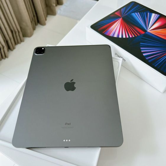 iPad Pro M1 2021 จอ12.9"นิ้ว ความจุ128GB สีSpace Grey เครื่องไทยTH เครื่องศูนย์ไทย สภาพสวยใหม่มาก (ประกันร้าน3เดือน)