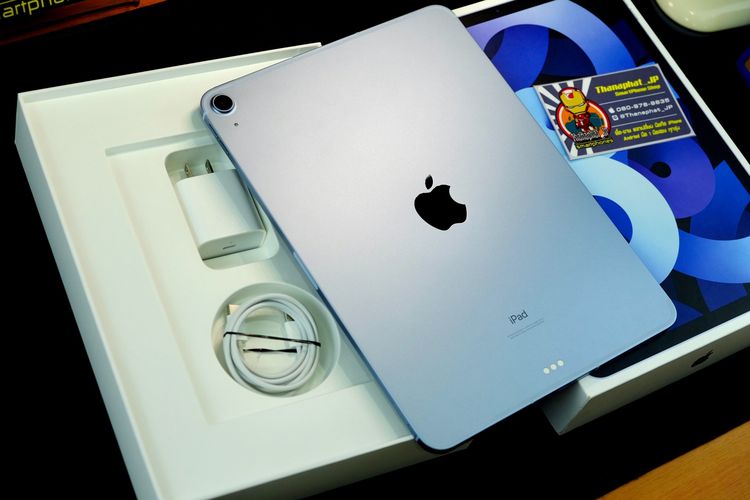 Apple 256 GB iPad Air 4 Cellular 256GB สีบลู 💙สวยไร้รอย ครบกล่อง เครื่องศูนย์TH