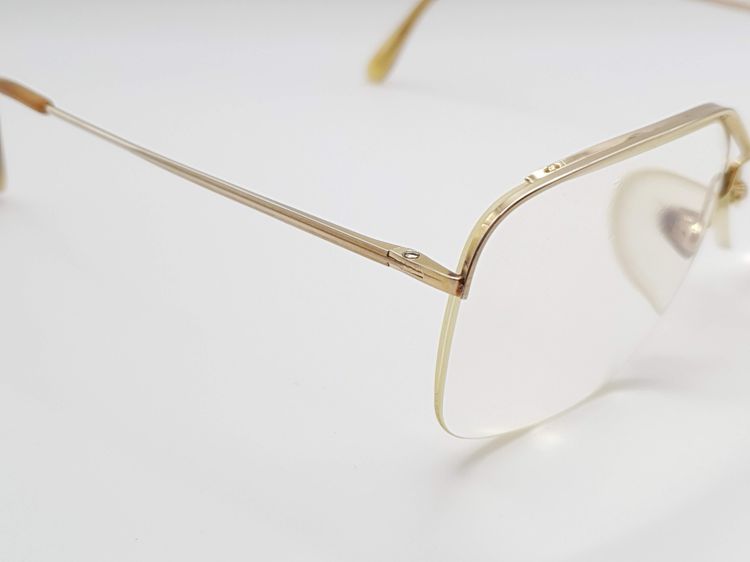 👓 Hoya Semi-Rimless Vintage Frame โฮย่า ของแท้ งานเก่า วินเทจ กรอบแว่น กรอบแว่นตา แว่นตา รูปที่ 9