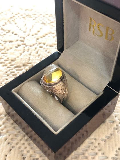 แหวนพลอยพญานาคสีเหลือง รูปที่ 2