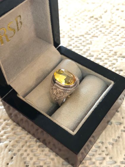 แหวนพลอยพญานาคสีเหลือง รูปที่ 3