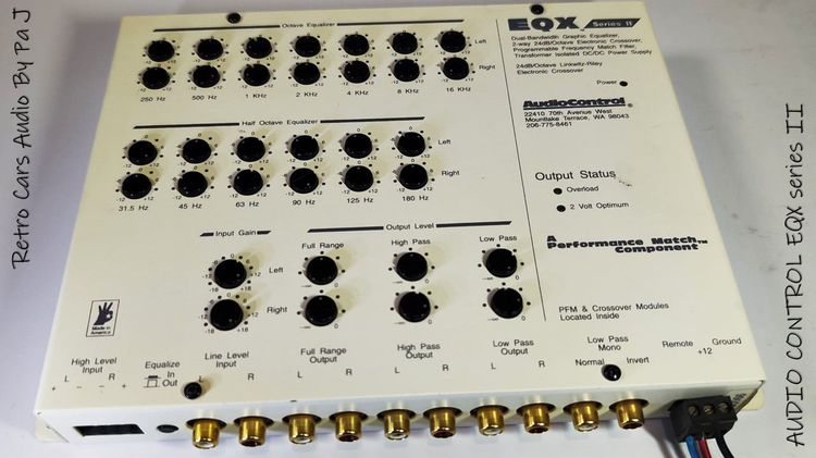Audio Control EQX Series II