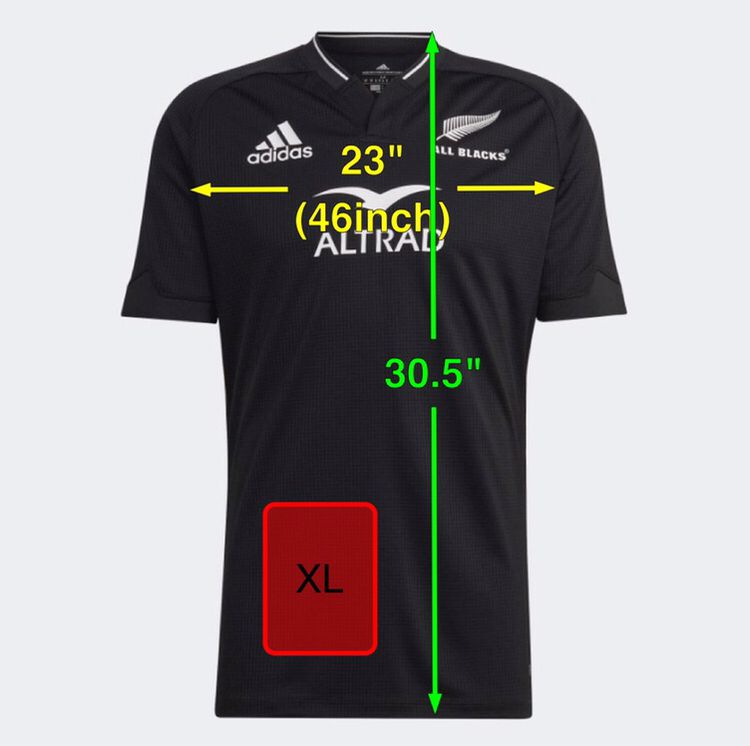 All Blacks Mens Home Rugby Shirt - Short Sleeve Black 2023 รูปที่ 16
