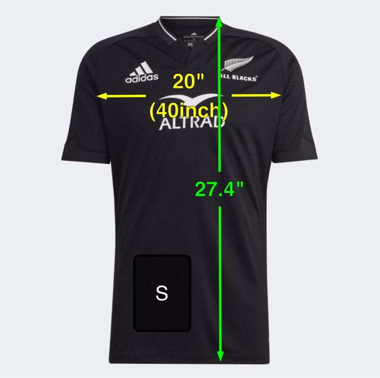All Blacks Mens Home Rugby Shirt - Short Sleeve Black 2023 รูปที่ 13