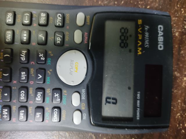 เครื่องคิดเลข fx991ms รูปที่ 12