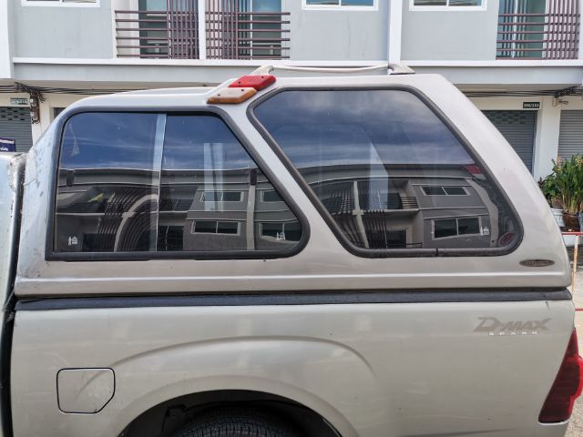 หลังคาไฟเบอร์ทรงสูงรถดีแม็กแคป สภาพดี มีแอร์แขวน รูปที่ 4