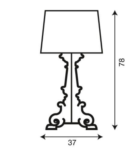 Katell Bourgie  lamp  by  F. Laviani  แท้ อิตาลี่ รูปที่ 2