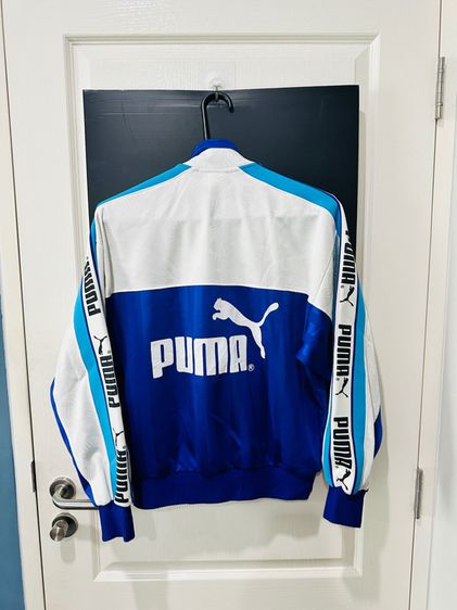 เสื้อวอร์มสีน้ำเงิน แบรนด์ Puma vintage  รูปที่ 2