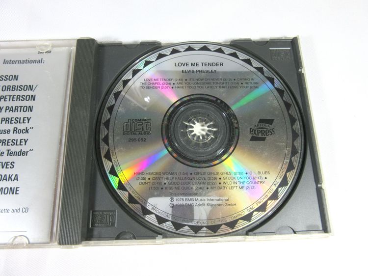 CD เพลง elvis presley Love me tender ของสะสม รูปที่ 4