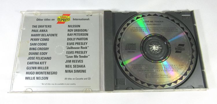 CD เพลง elvis presley Love me tender ของสะสม รูปที่ 3