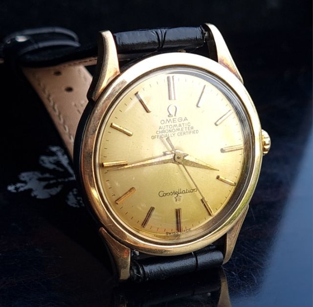 นาฬิกาวินเทจสวิส OMEGA รุ่นหอดูดาว ทองแปะทั้งเรือน (Gold Capped) ดิมๆ รูปที่ 2
