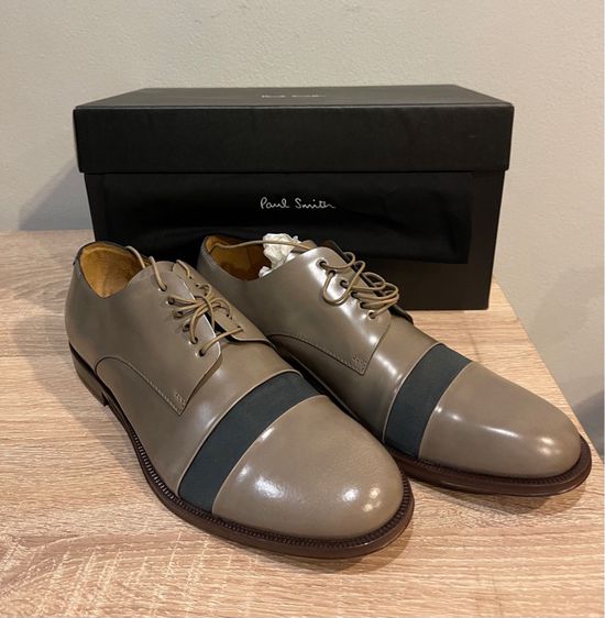 รองเท้าทางการ รองเท้าหนังผู้ชาย PAUL SMITH shoe newlyn beige ของแท้ ของใหม่ หายาก Made in Italy 🇮🇹 ซื้อมา 23,000