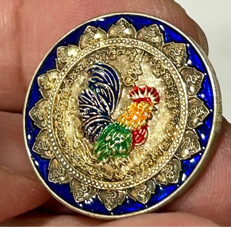 เหรียญไก่ฟ้า มหาลาภ รุ่น อายุวัฒนมงคล ปี 55 หลวงปู่สรวง วัดถ้ำพรหมสวัสดิ์ จ. ลพบุรี รูปที่ 9