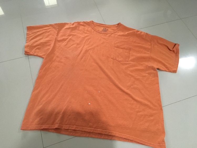 บริจาคเสื้อยืดคนอวบ สีส้ม อก 62 ยาว 33 นิ้ว (ค่าส่งพัสดุ 50 บา)