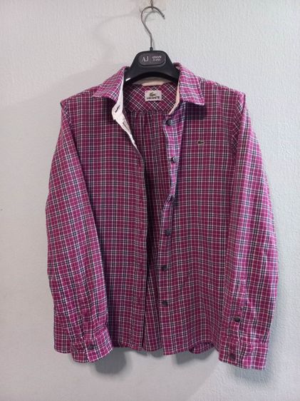🌈เสื้อเชิ้ต เสื้อลายสก๊อต เสื้อแจ็คเก็ต เสื้อคลุม แบรนด์ Lacoste®(ลาคอสต์) แท้ 💯 👉แบรนด์ดัง ✨️ รูปที่ 3