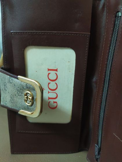 กระเป๋า gucci วินเทจเขียวแดงสวย รูปที่ 6