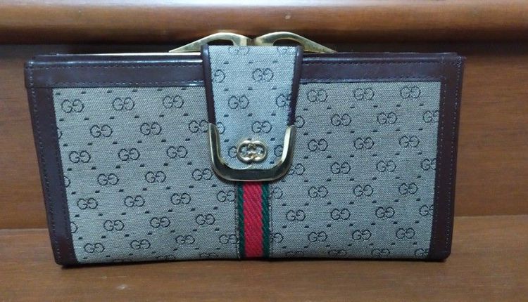 กระเป๋า gucci วินเทจเขียวแดงสวย รูปที่ 9