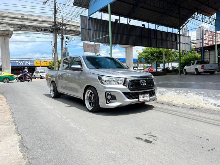 Toyota Hilux Revo 2018 2.4 E Pickup ดีเซล ไม่ติดแก๊ส เกียร์ธรรมดา เทา รูปที่ 3